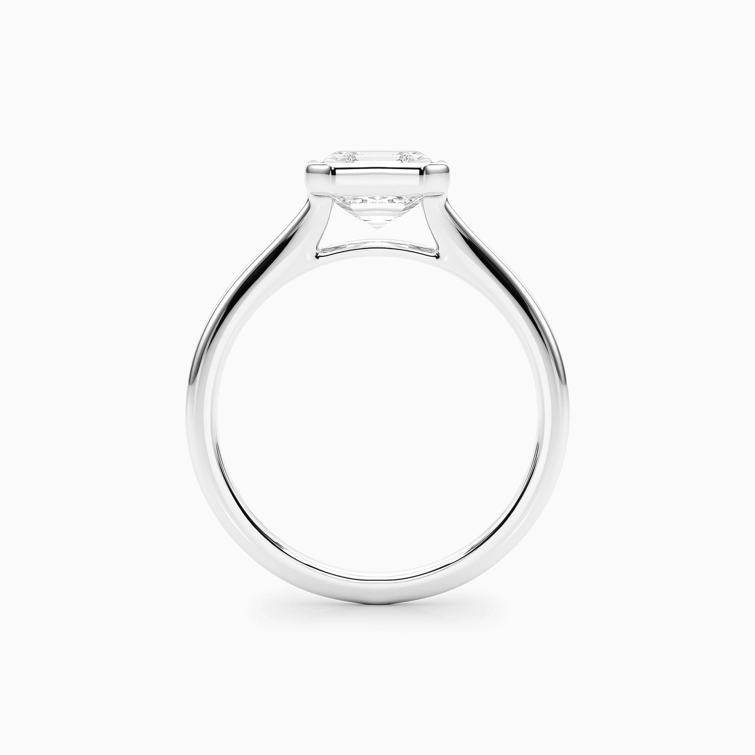 NOVA ASSCHER BEZEL SOLITAIRE Ring Noble Jewellery