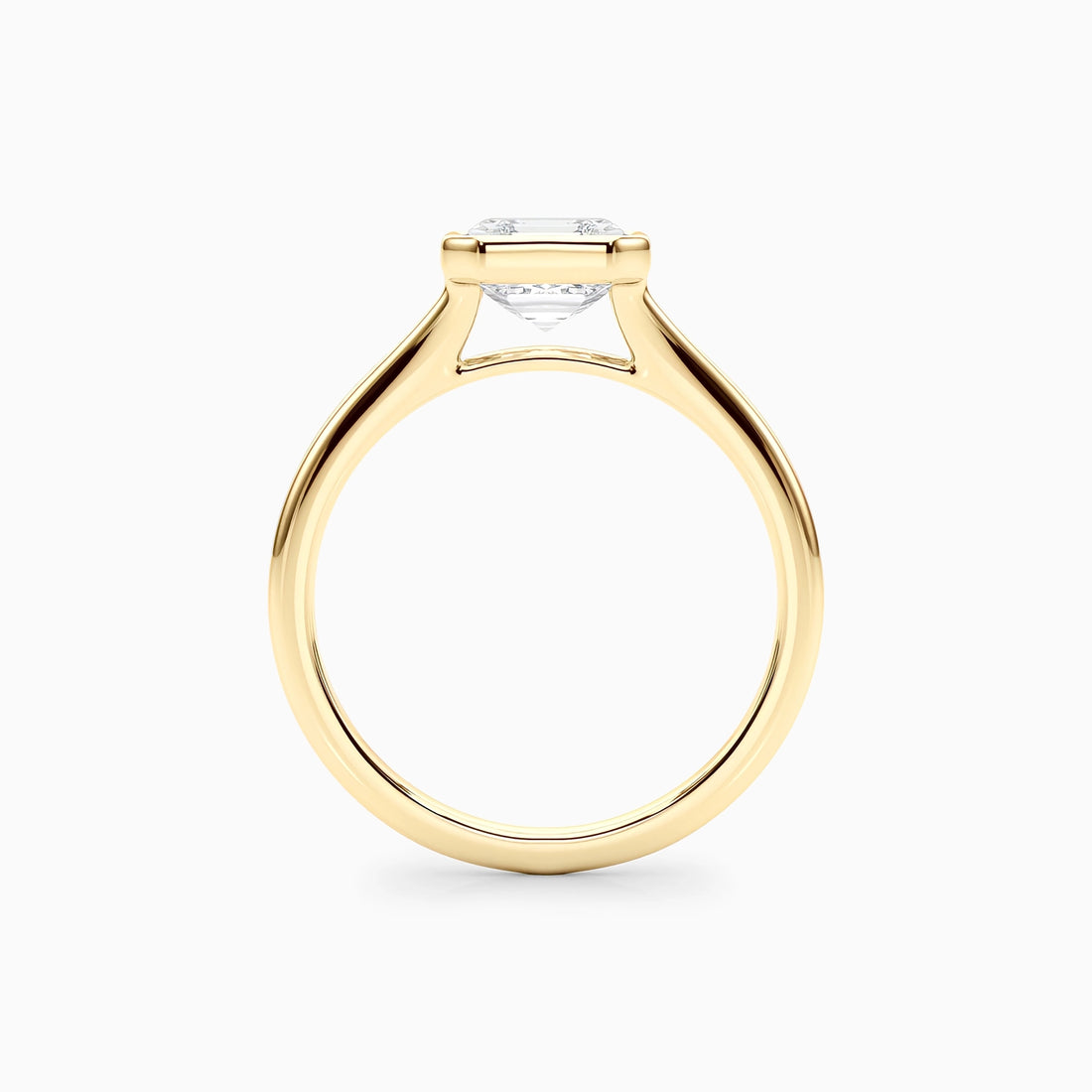 NOVA ASSCHER BEZEL SOLITAIRE Ring Noble Jewellery