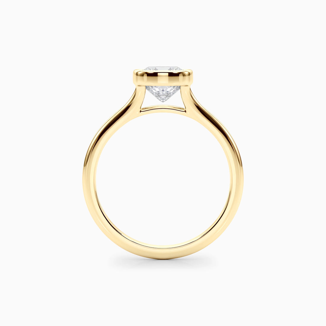 NOVA CUSHION BEZEL SOLITAIRE Ring Noble Jewellery