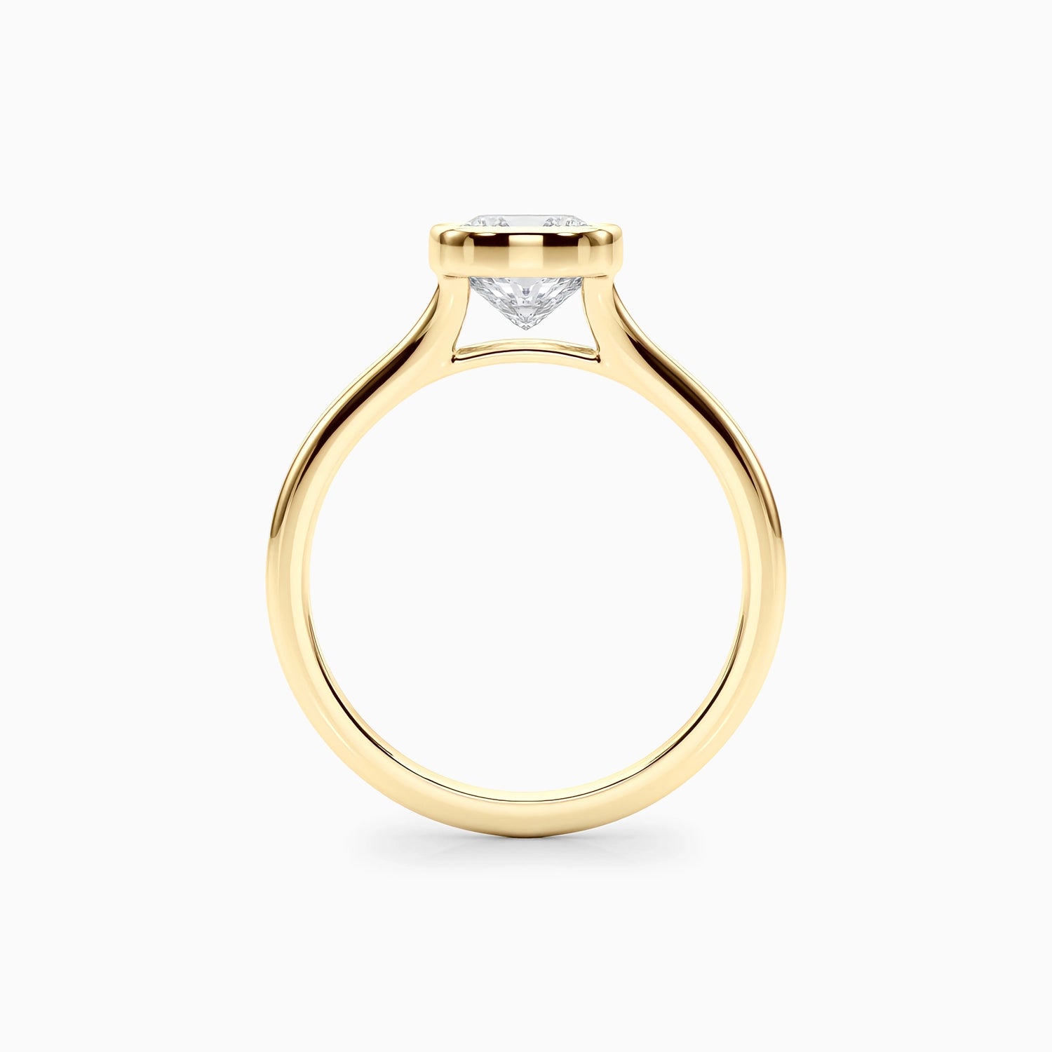 NOVA CUSHION BEZEL SOLITAIRE Ring Noble Jewellery