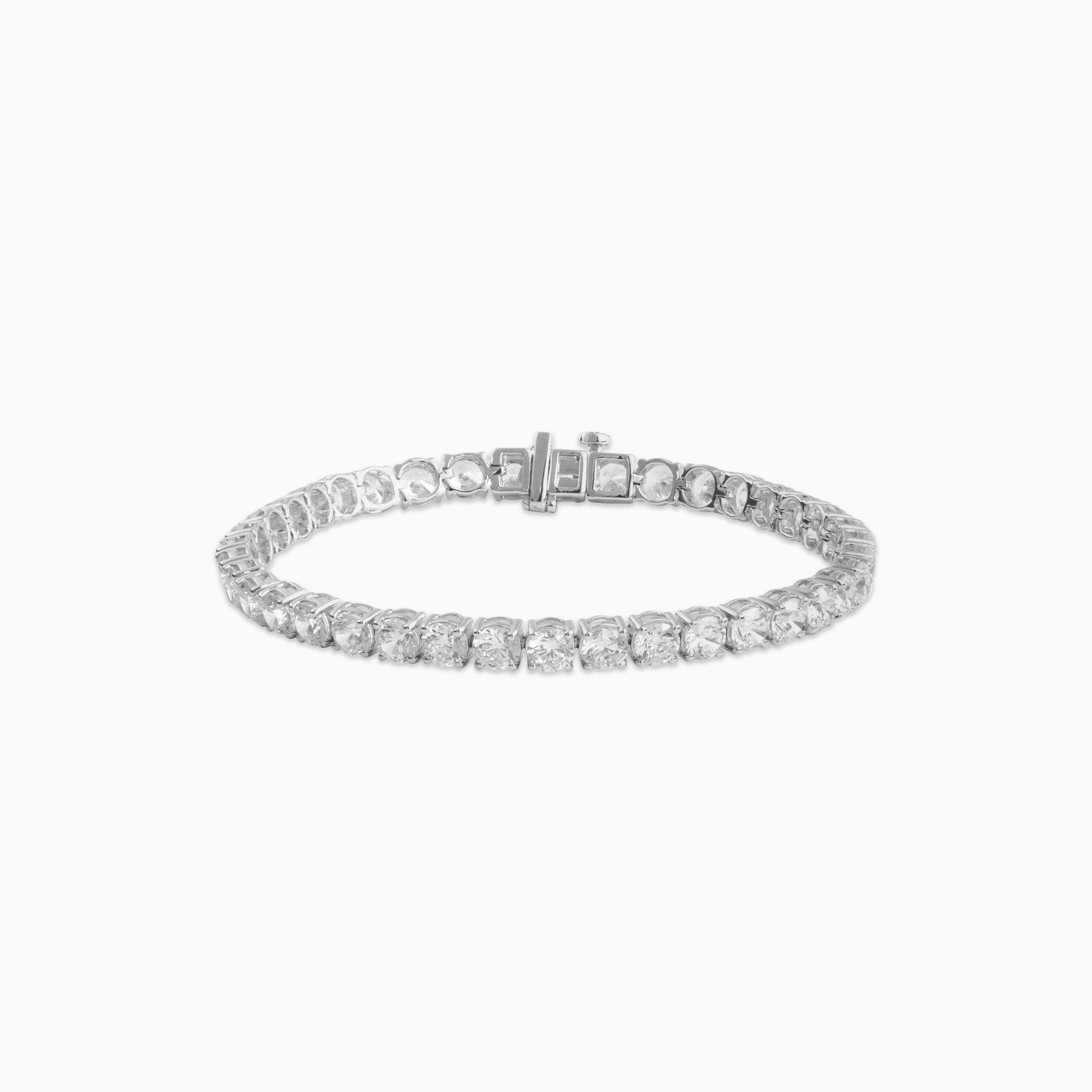 Lucia Diamond Tennis Bracelet Bracelet Noble Jewellery