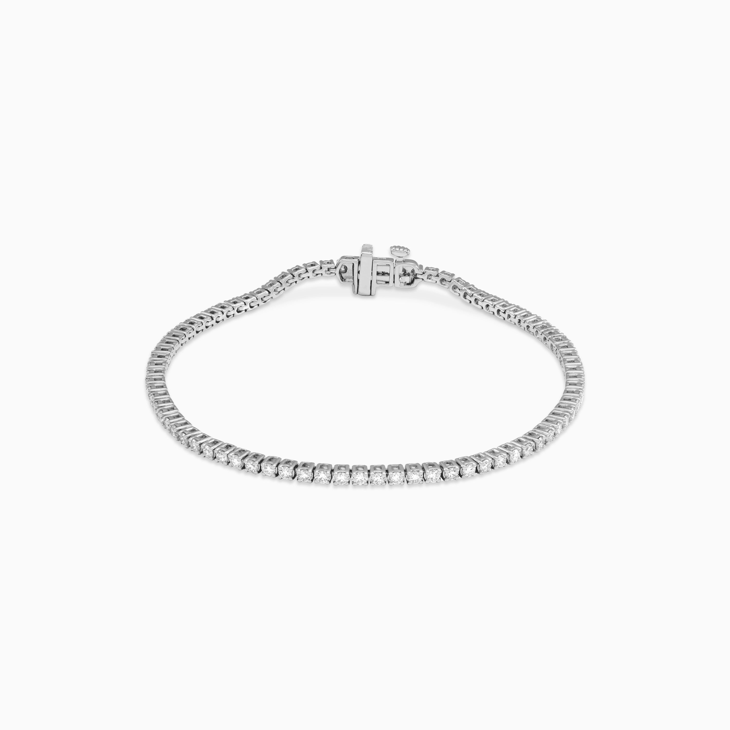 Lucia Diamond Tennis Bracelet Bracelet Noble Jewellery