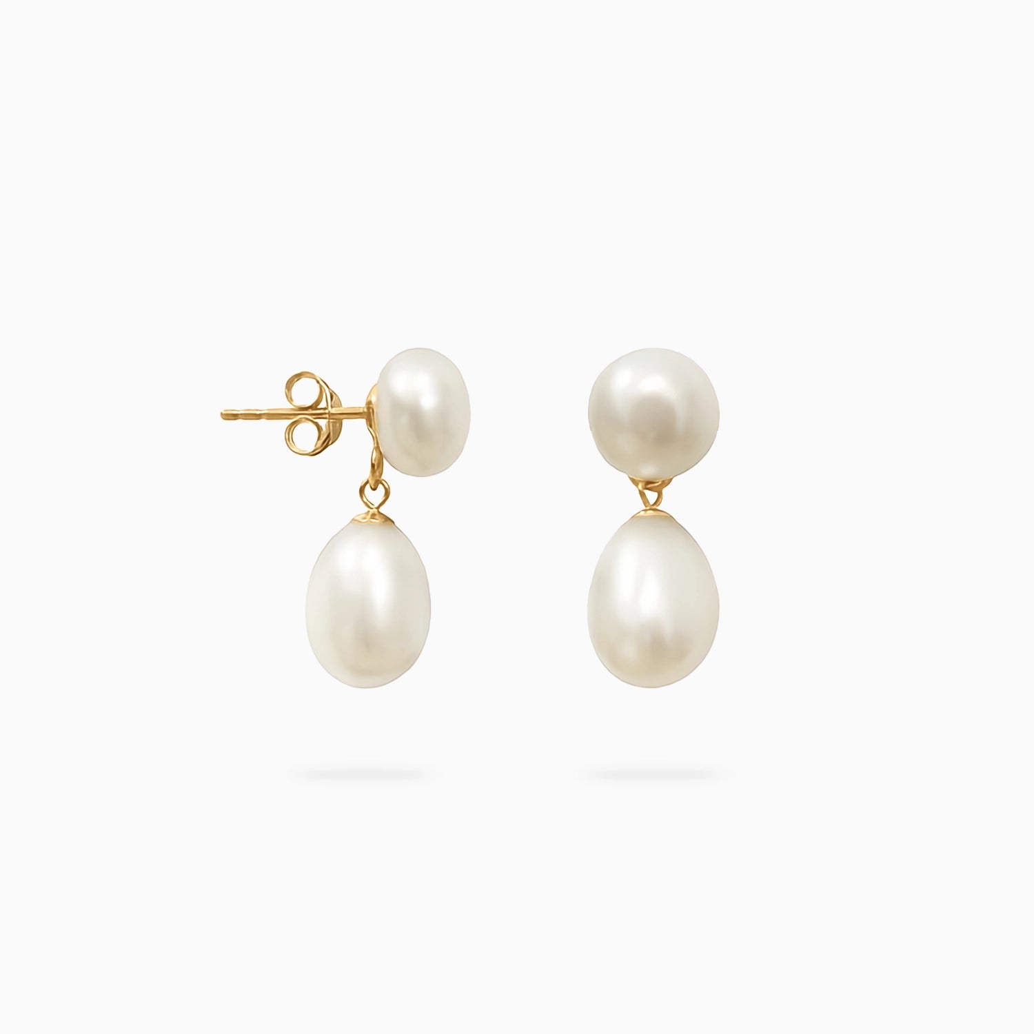ASTRID DROP PEARL EARRINGS Earrings Noble Jewellery