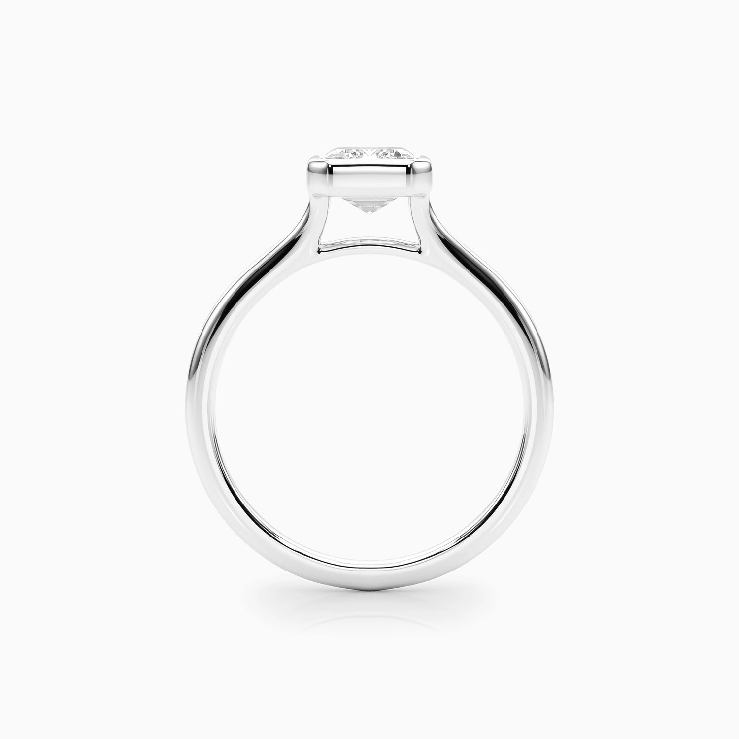 NOVA EMERALD BEZEL SOLITAIRE Ring Noble Jewellery
