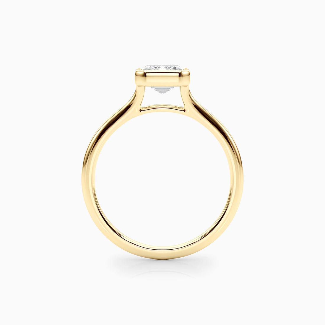 NOVA EMERALD BEZEL SOLITAIRE Ring Noble Jewellery