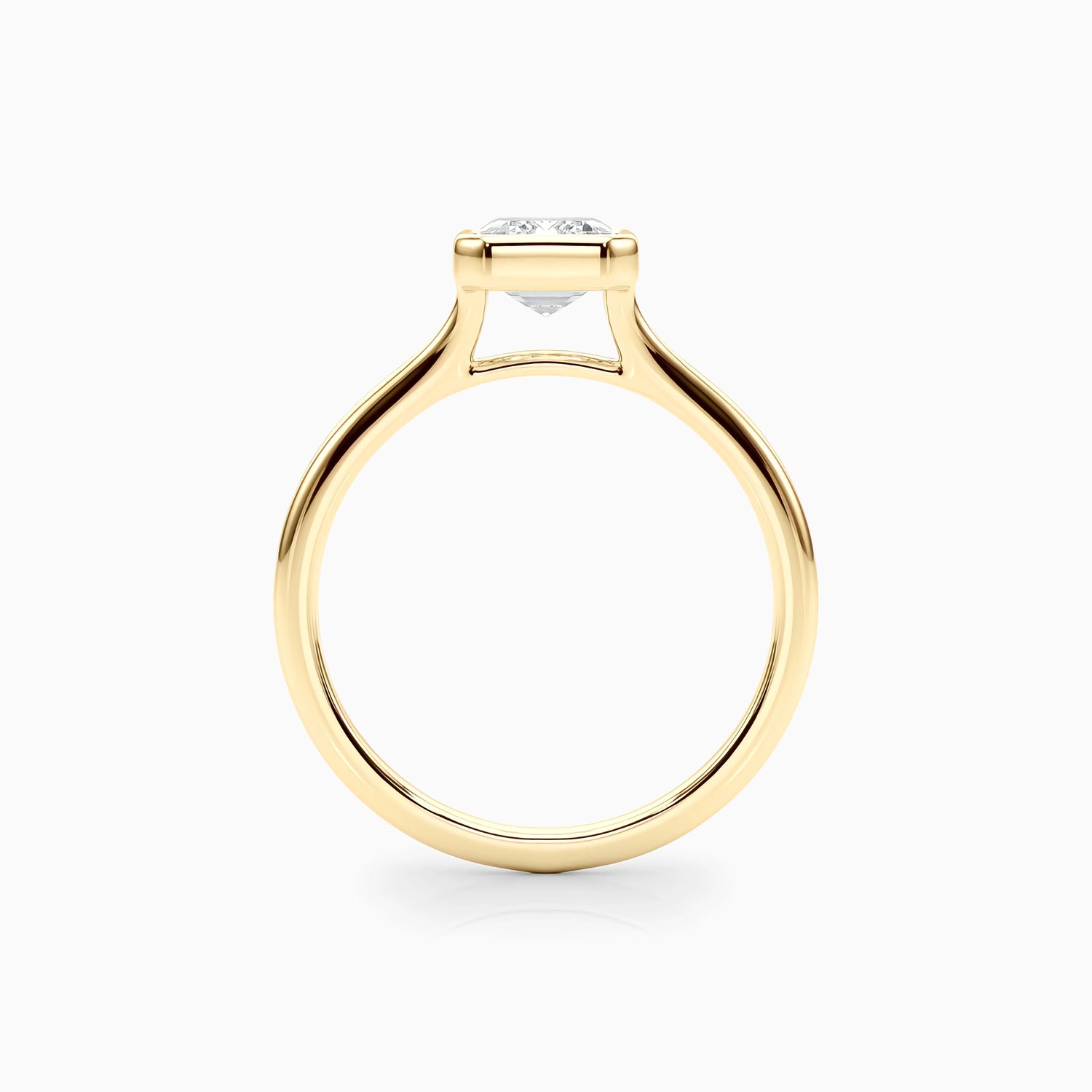NOVA EMERALD BEZEL SOLITAIRE Ring Noble Jewellery