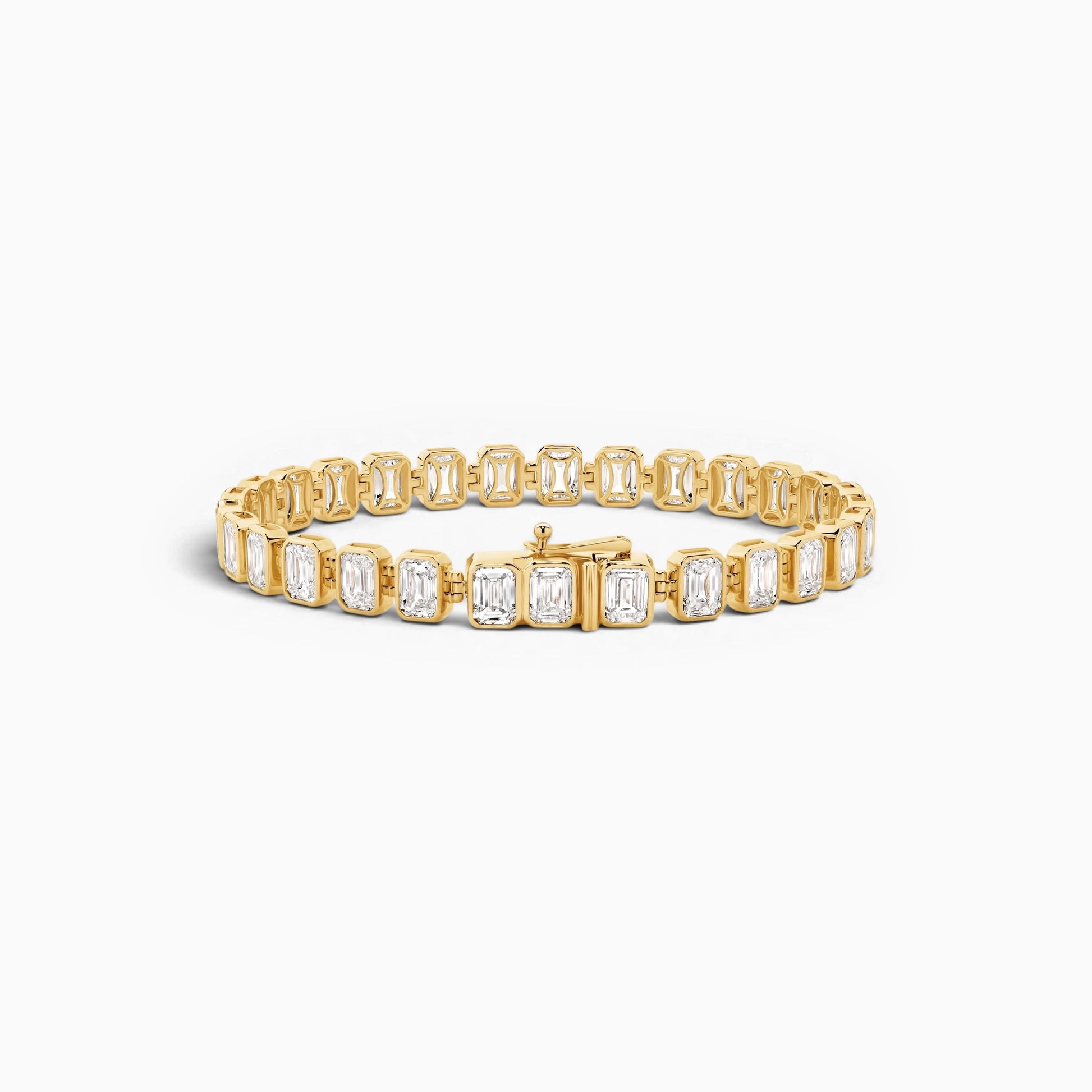 Margot Emerald Bezel Tennis Bracelet