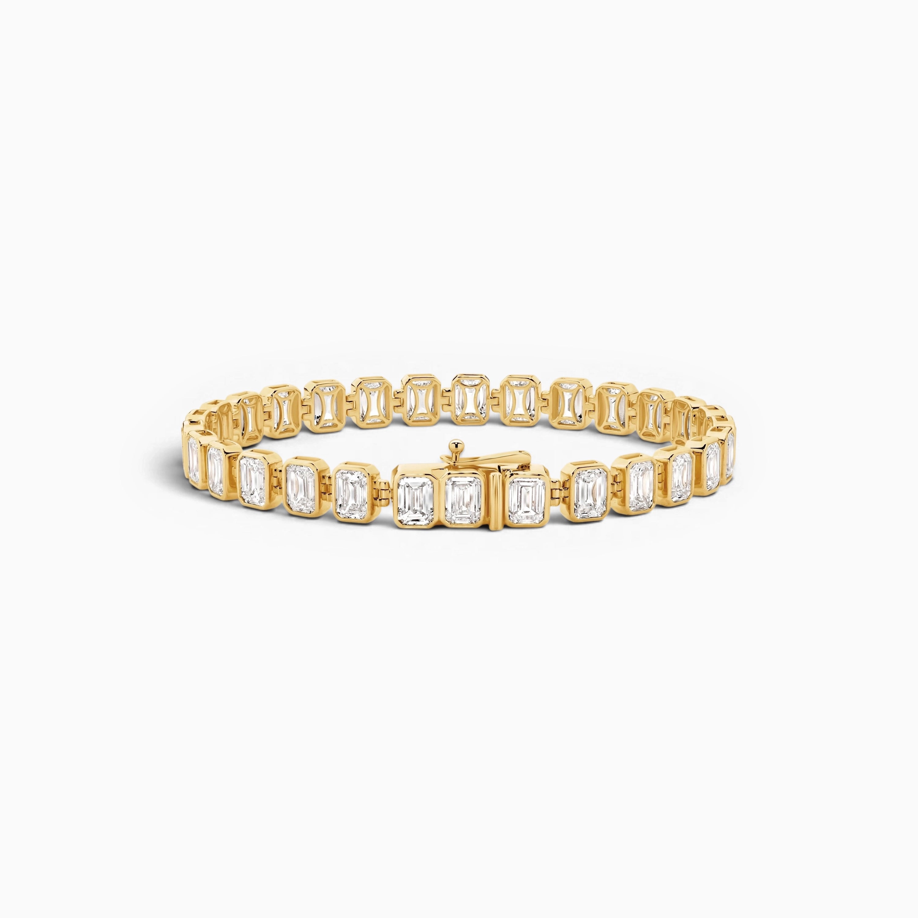 Margot Emerald Bezel Tennis Bracelet