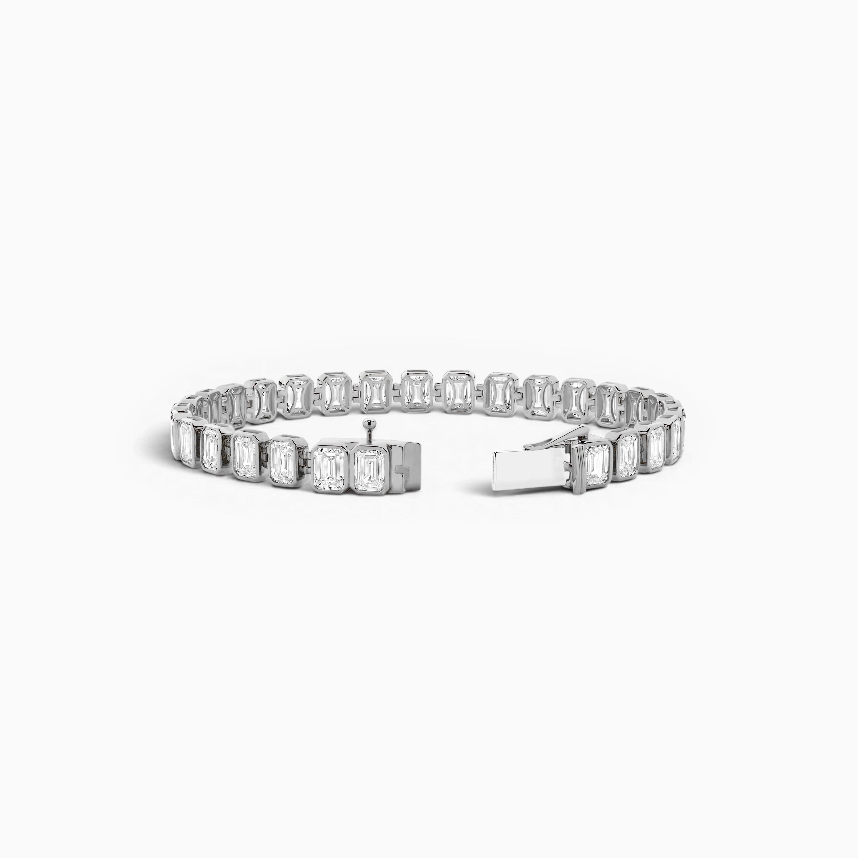 Margot Emerald Bezel Tennis Bracelet