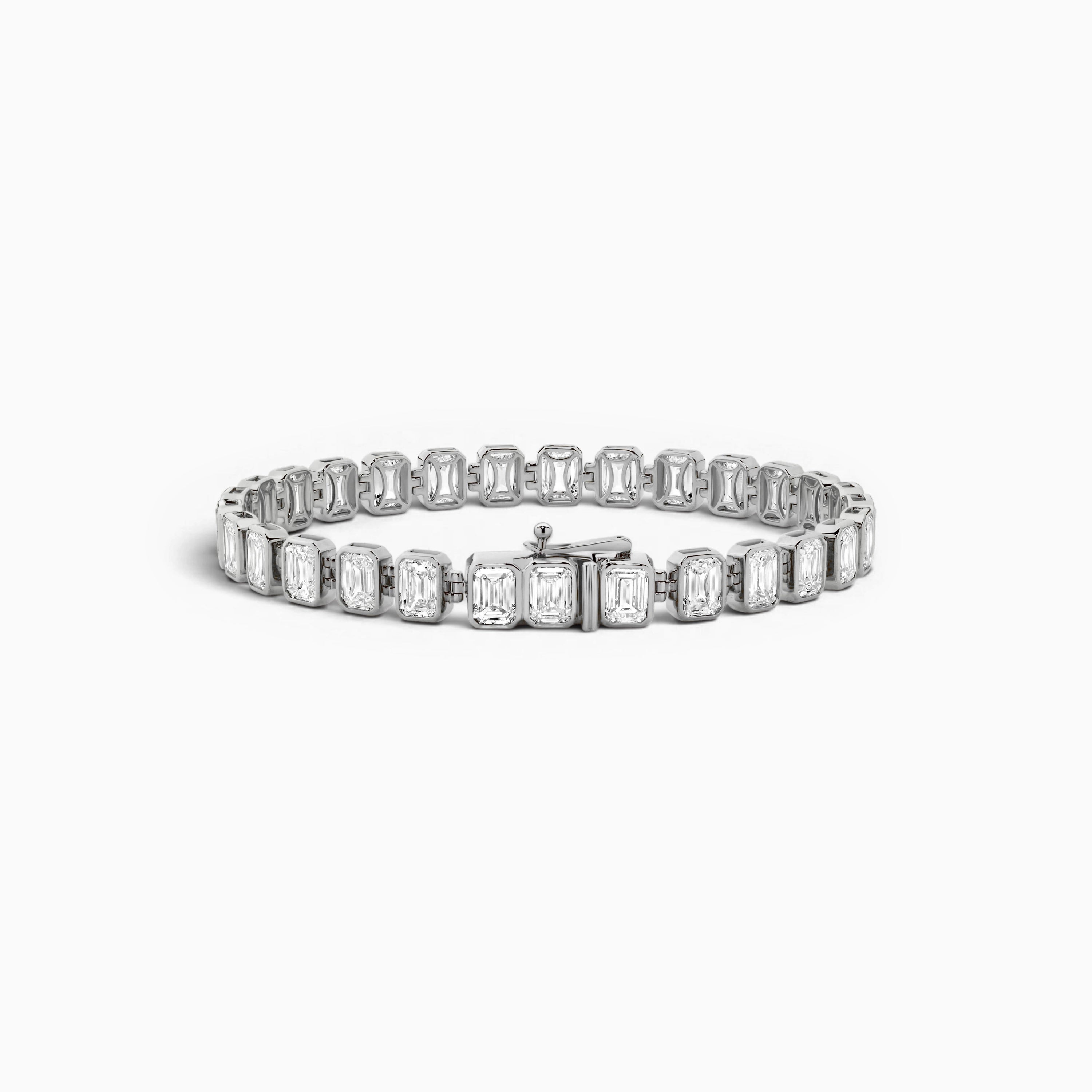 Margot Emerald Bezel Tennis Bracelet