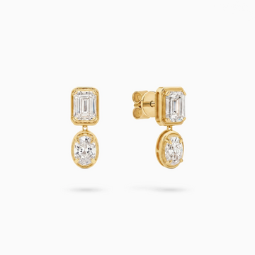 Rue Mixed Shape Drop Earrings