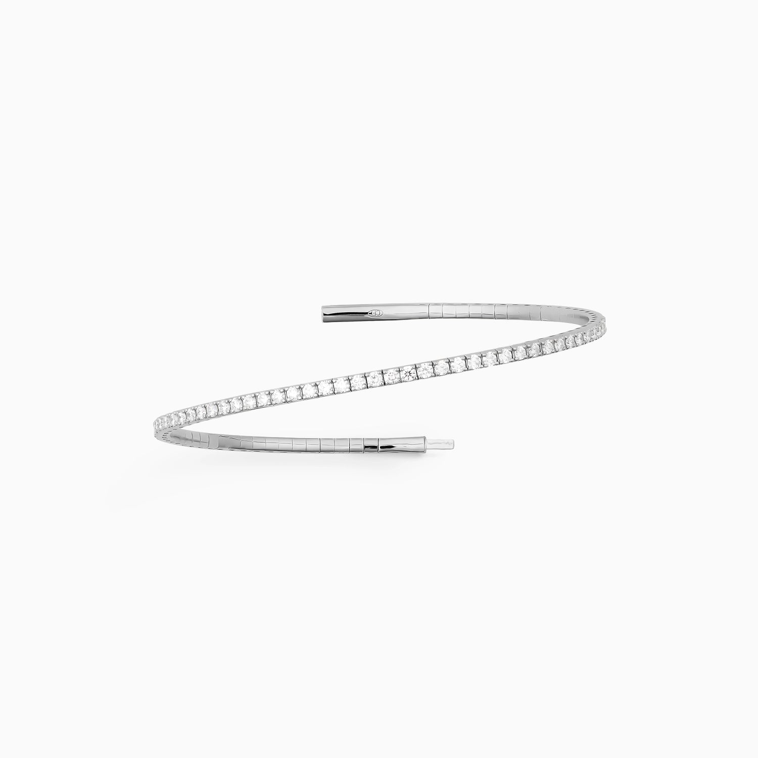 NEVE FLEXIBLE DIAMOND BANGLE Bracelet Noble Jewellery