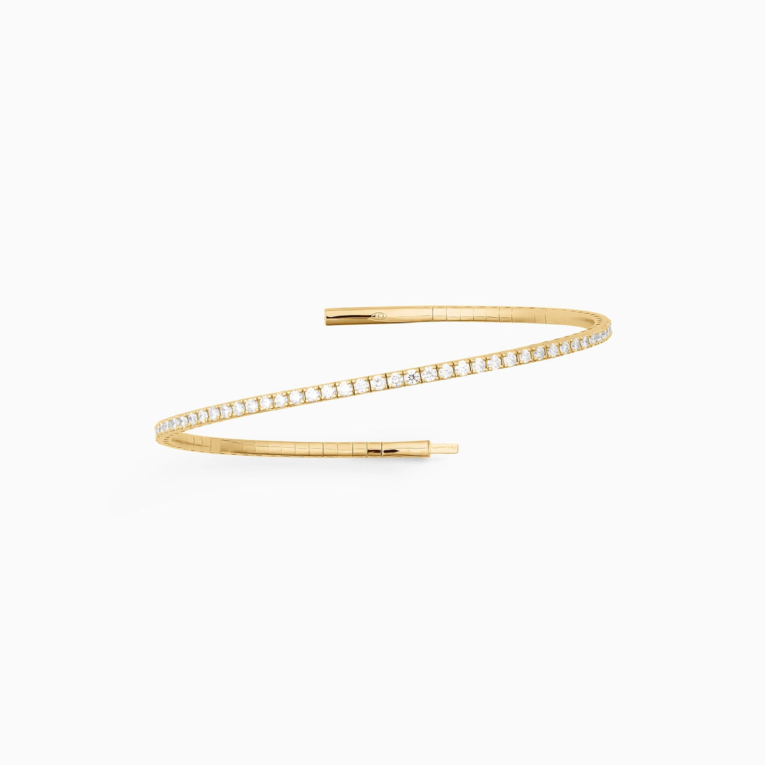 NEVE FLEXIBLE DIAMOND BANGLE Bracelet Noble Jewellery