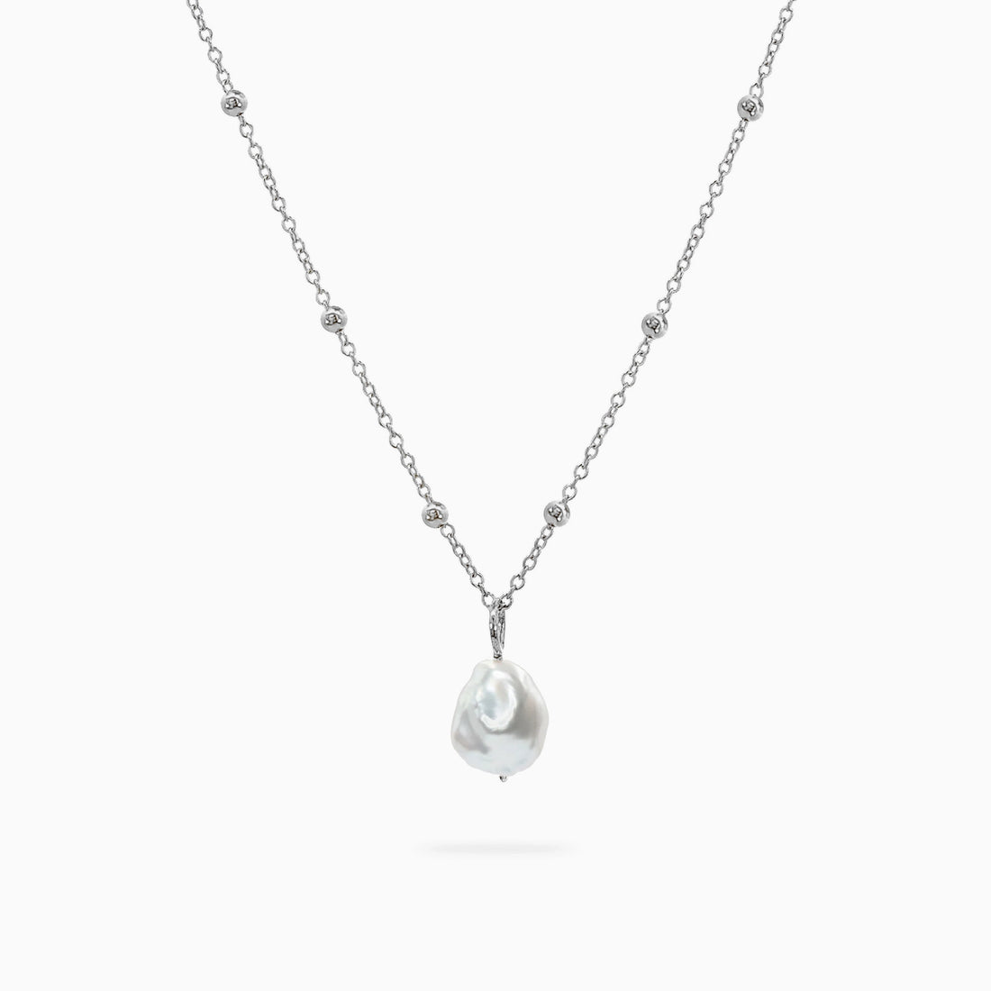 KESHI PEARL PENDANT NECKLACE Necklace Noble Jewellery