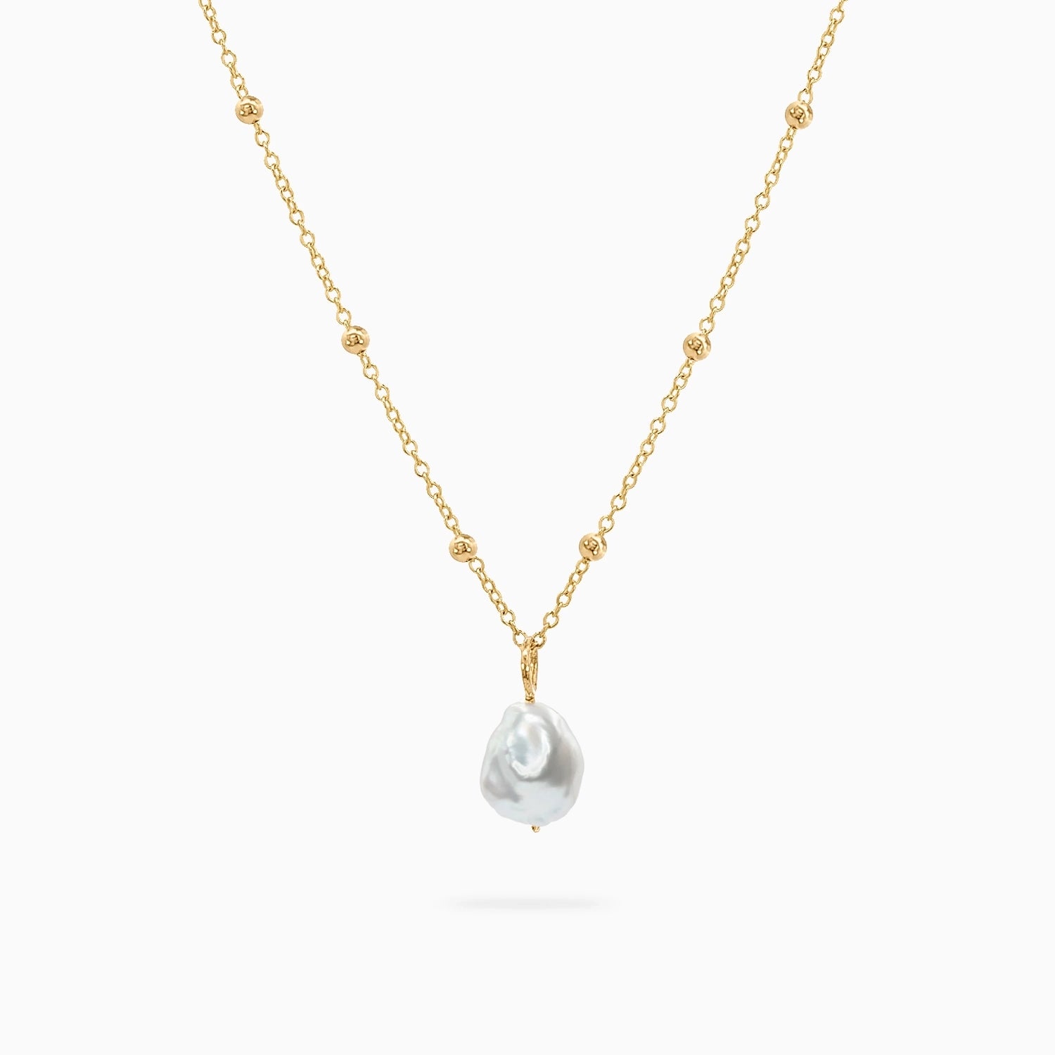 KESHI PEARL PENDANT NECKLACE Necklace Noble Jewellery