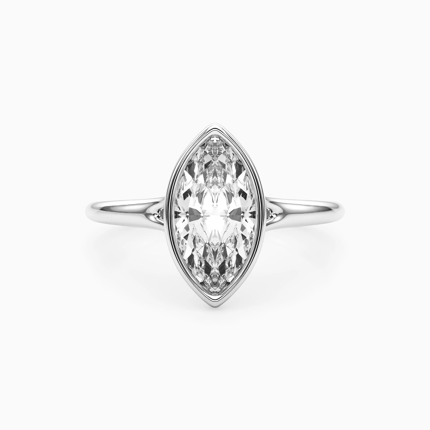 NOVA MARQUISE BEZEL SOLITAIRE Ring Noble Jewellery