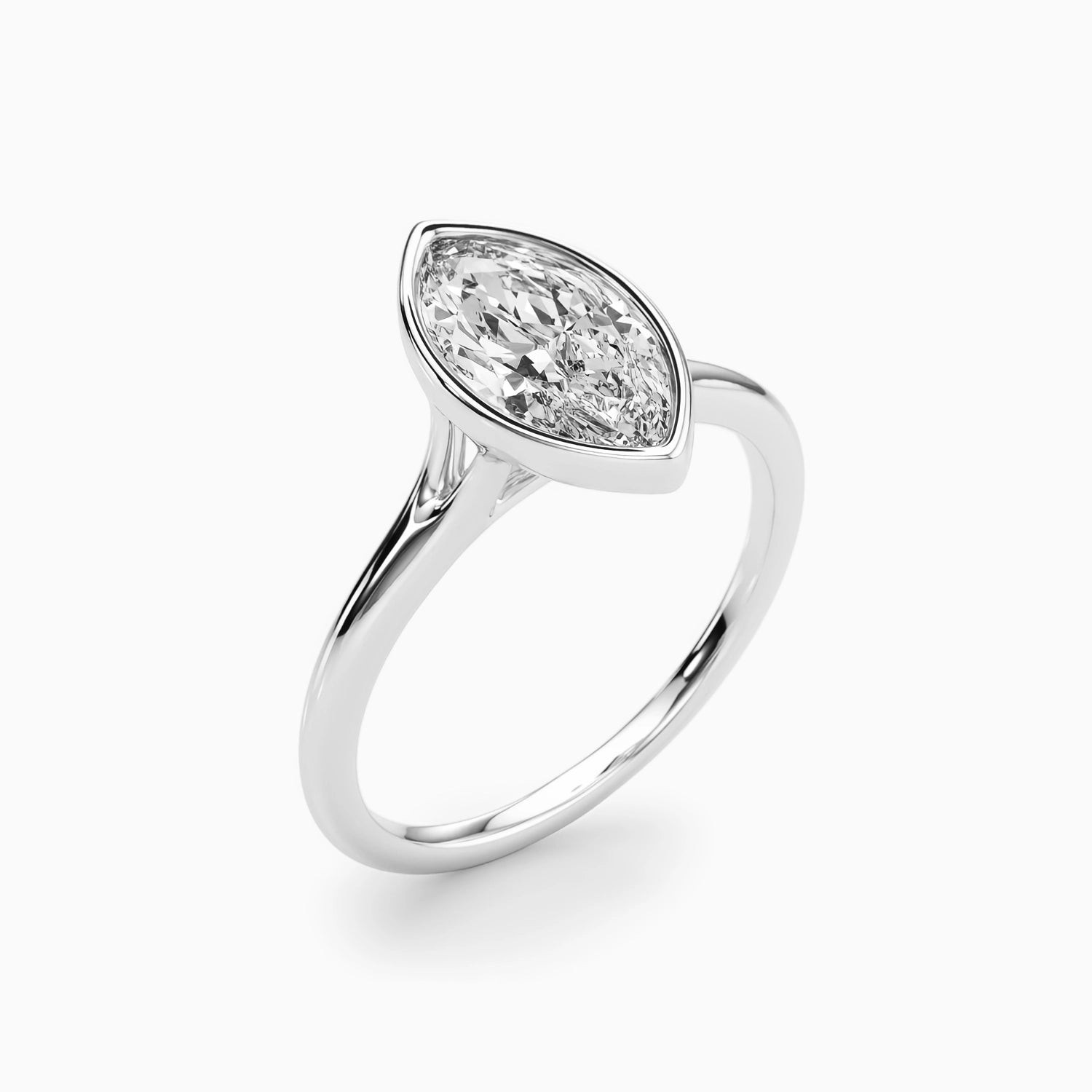 NOVA MARQUISE BEZEL SOLITAIRE Ring Noble Jewellery