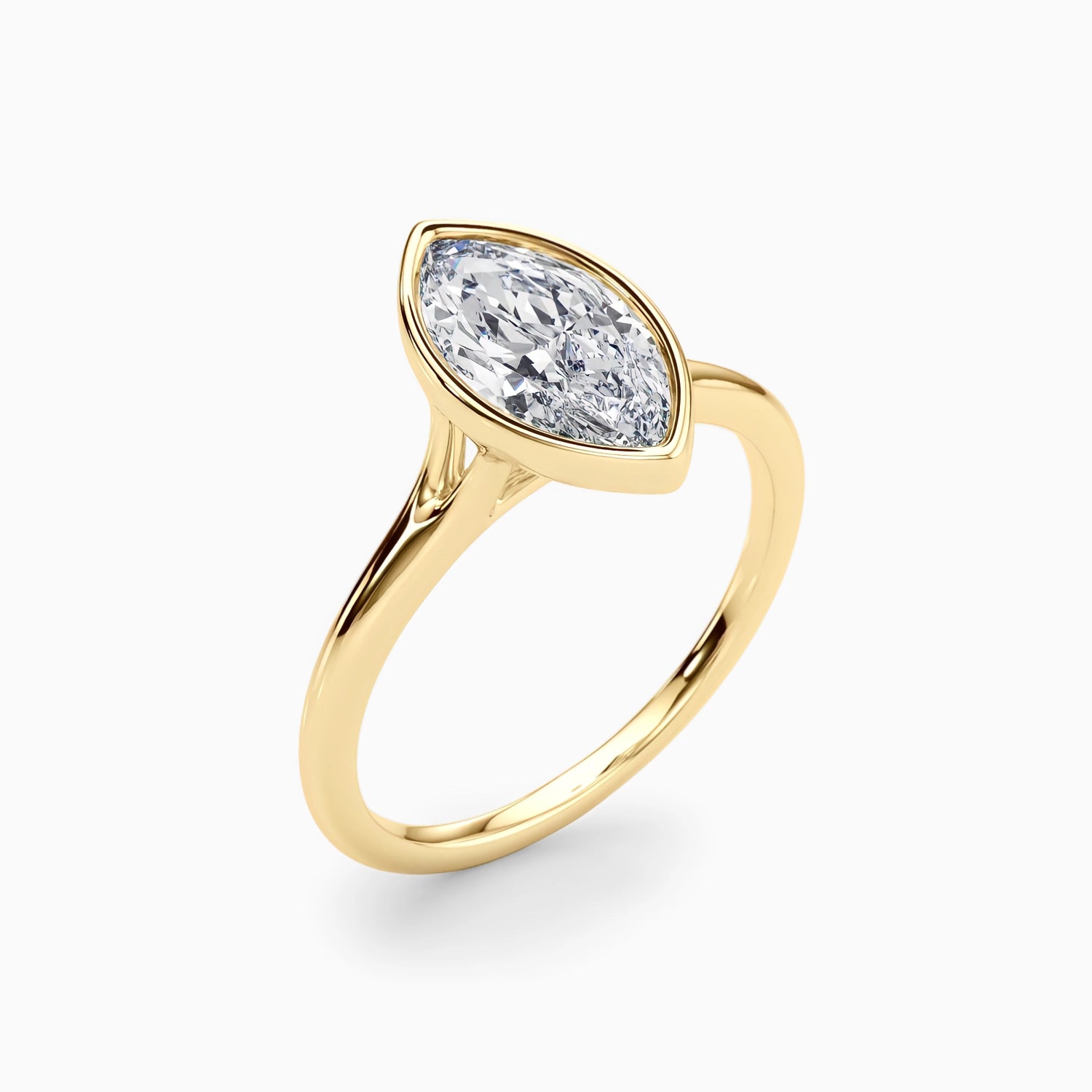 NOVA MARQUISE BEZEL SOLITAIRE Ring Noble Jewellery