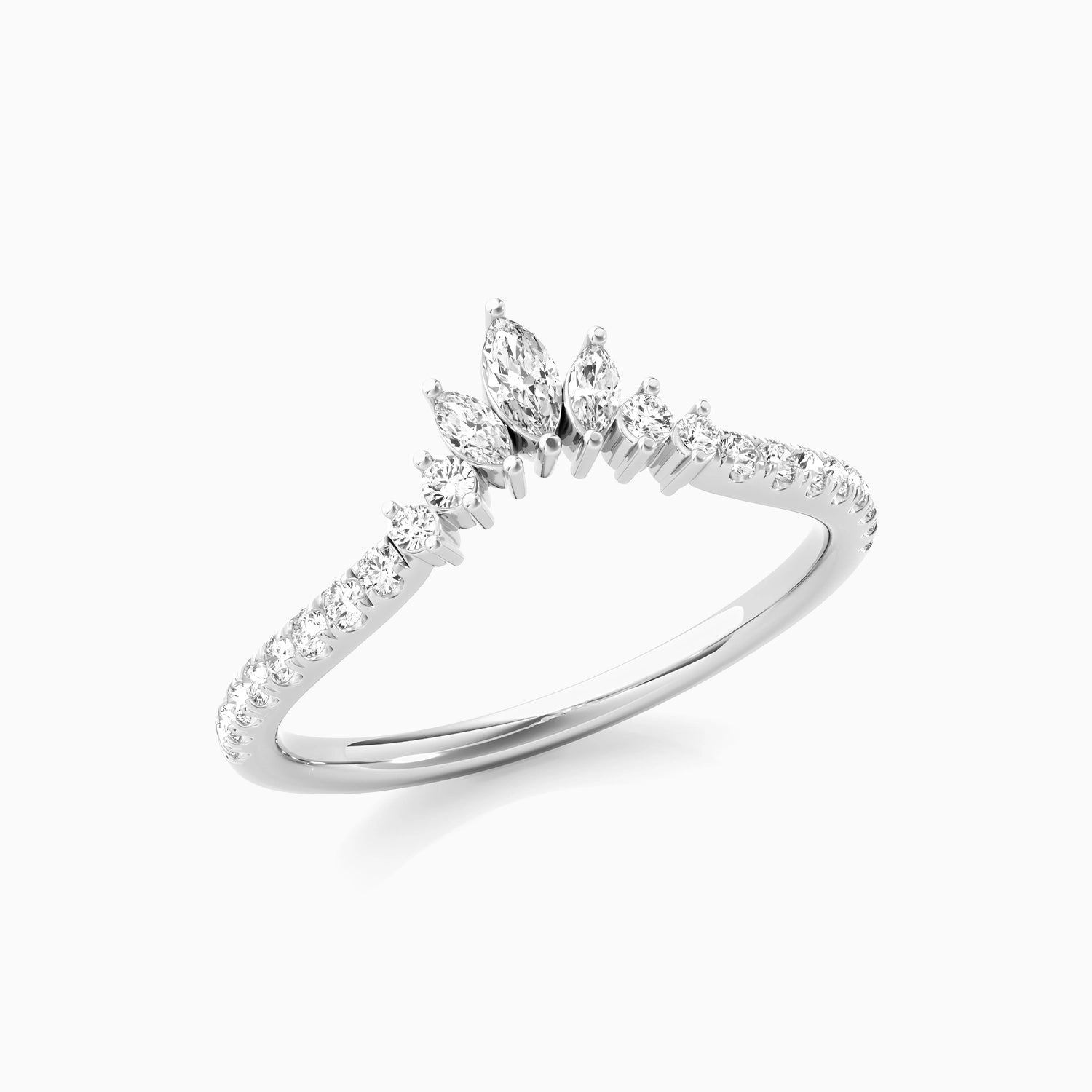 FLEUR CROWN BAND Ring Noble Jewellery