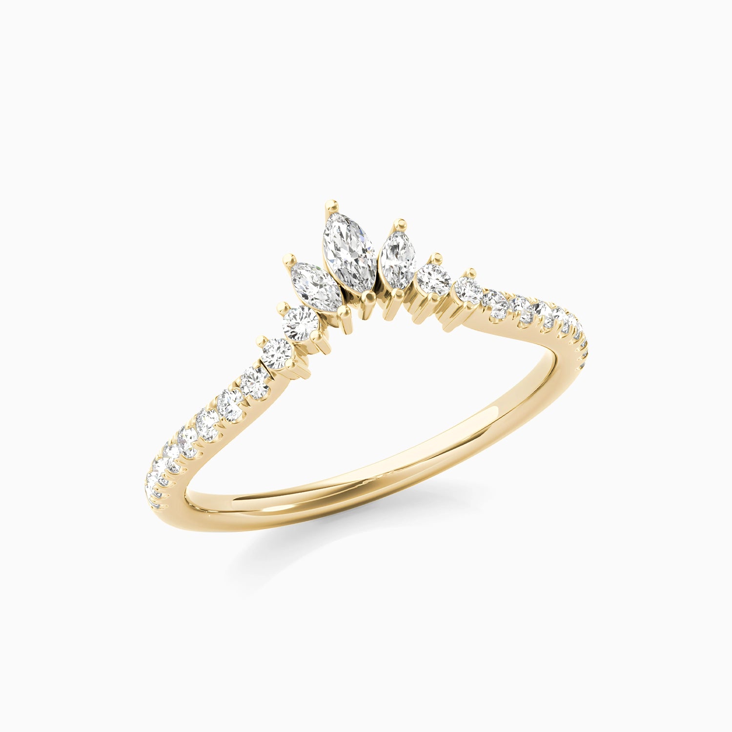 FLEUR CROWN BAND Ring Noble Jewellery