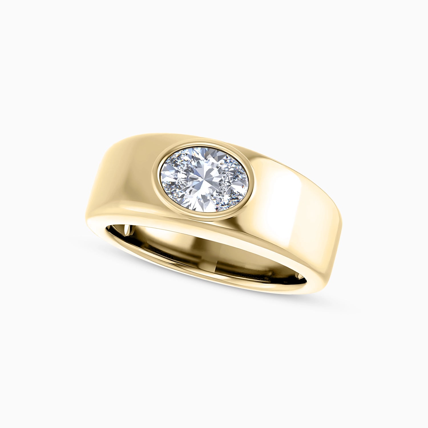 THEO OVAL SOLITAIRE Ring Noble Jewellery