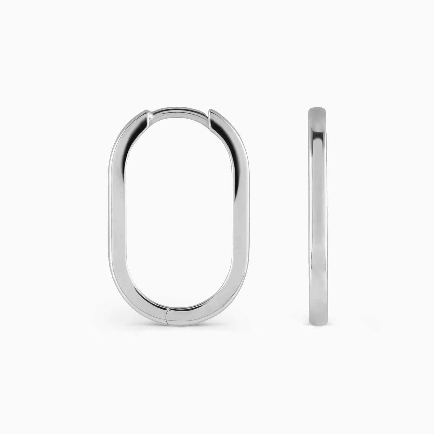 ANDI OVAL HOOPS Earrings Noble Jewellery