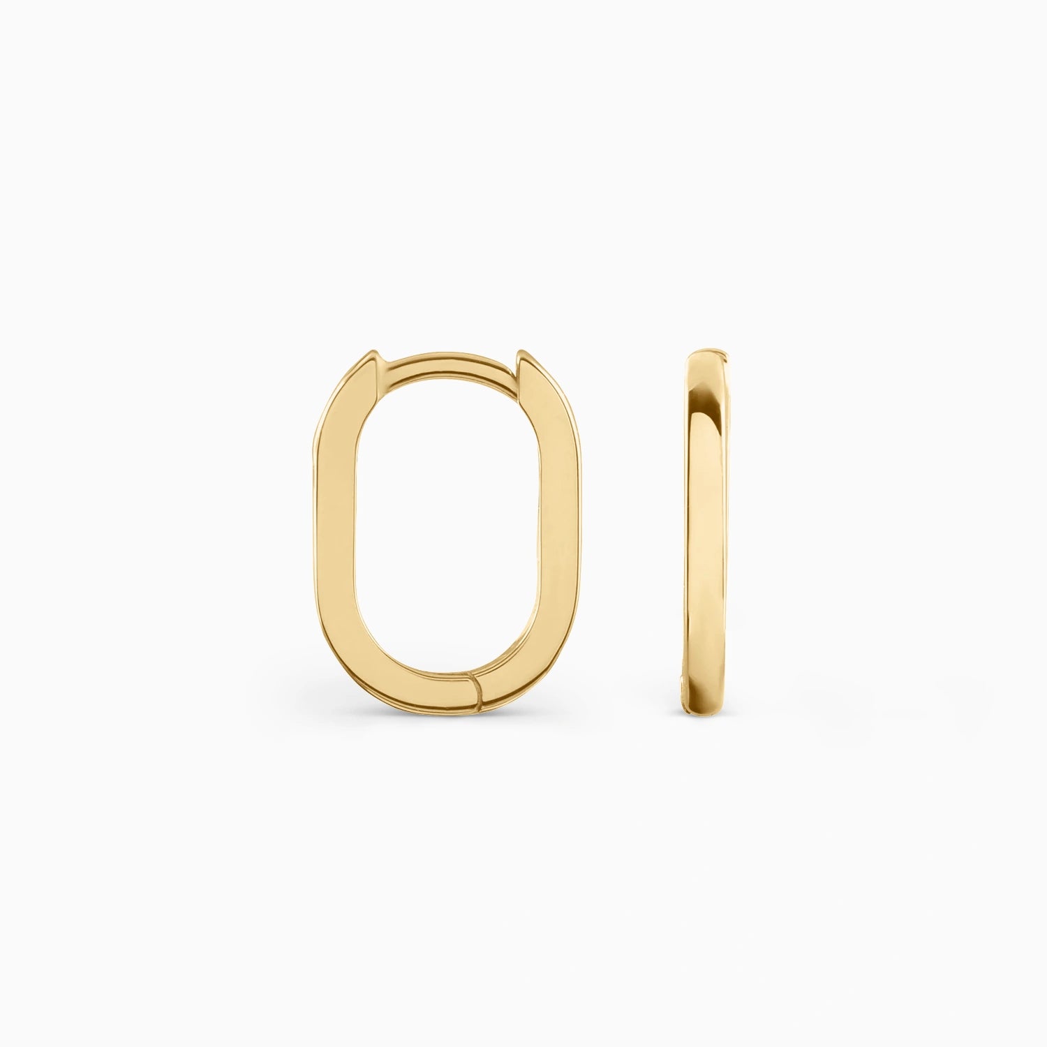 ANDI OVAL HOOPS Earrings Noble Jewellery