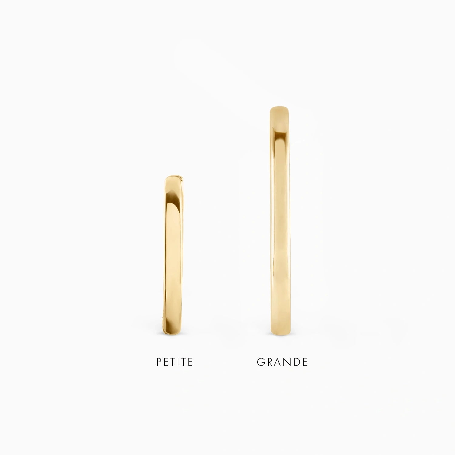 ANDI OVAL HOOPS Earrings Noble Jewellery