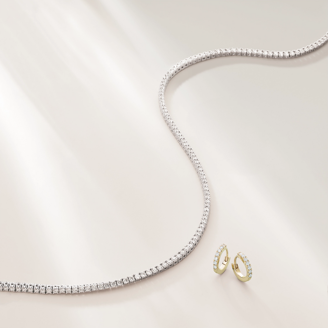CALI DIAMOND TENNIS NECKLACE Necklace Noble Jewellery