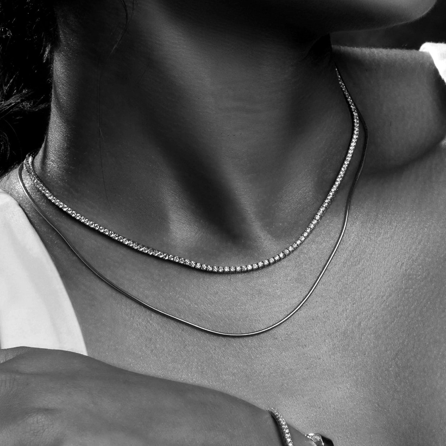 CALI DIAMOND TENNIS NECKLACE Necklace Noble Jewellery