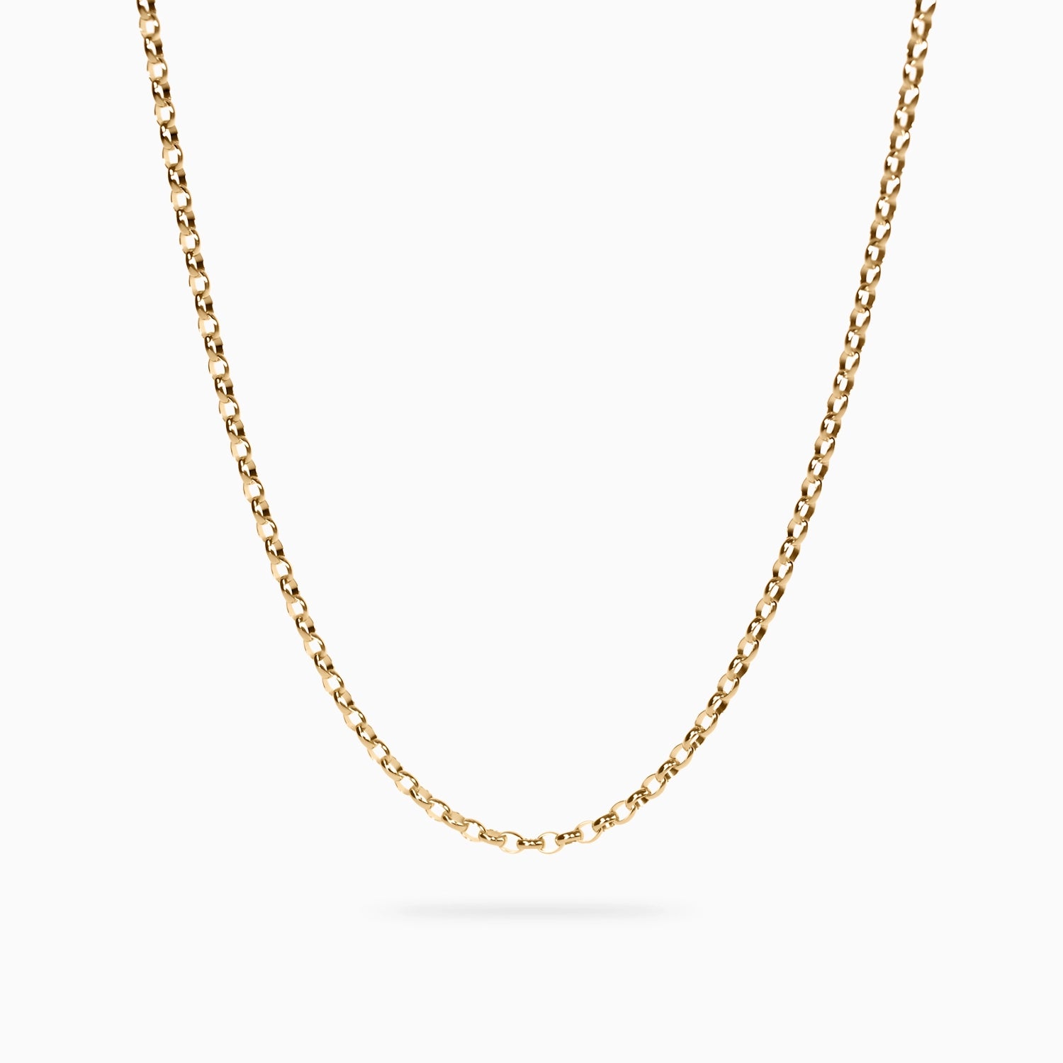 Capri Oval Belcher Chain | Metal Chain Necklace | NOBLE