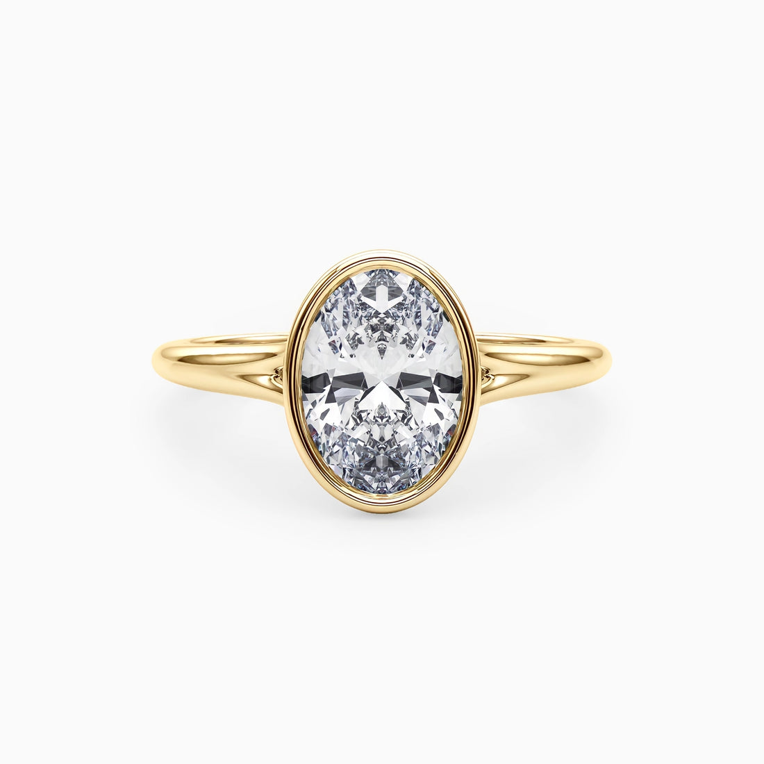 NOVA OVAL BEZEL SOLITAIRE Ring Noble Jewellery