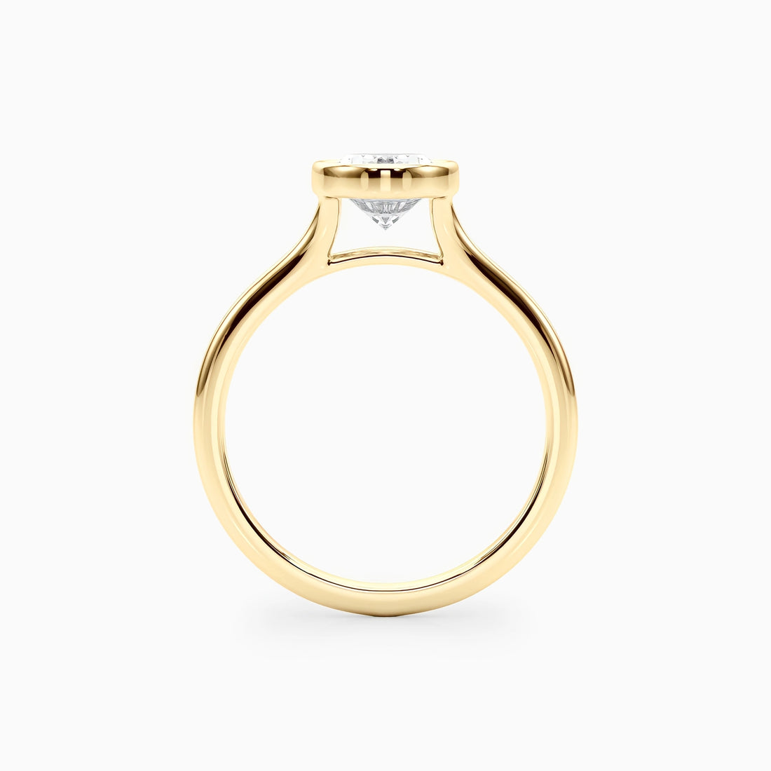 NOVA OVAL BEZEL SOLITAIRE Ring Noble Jewellery