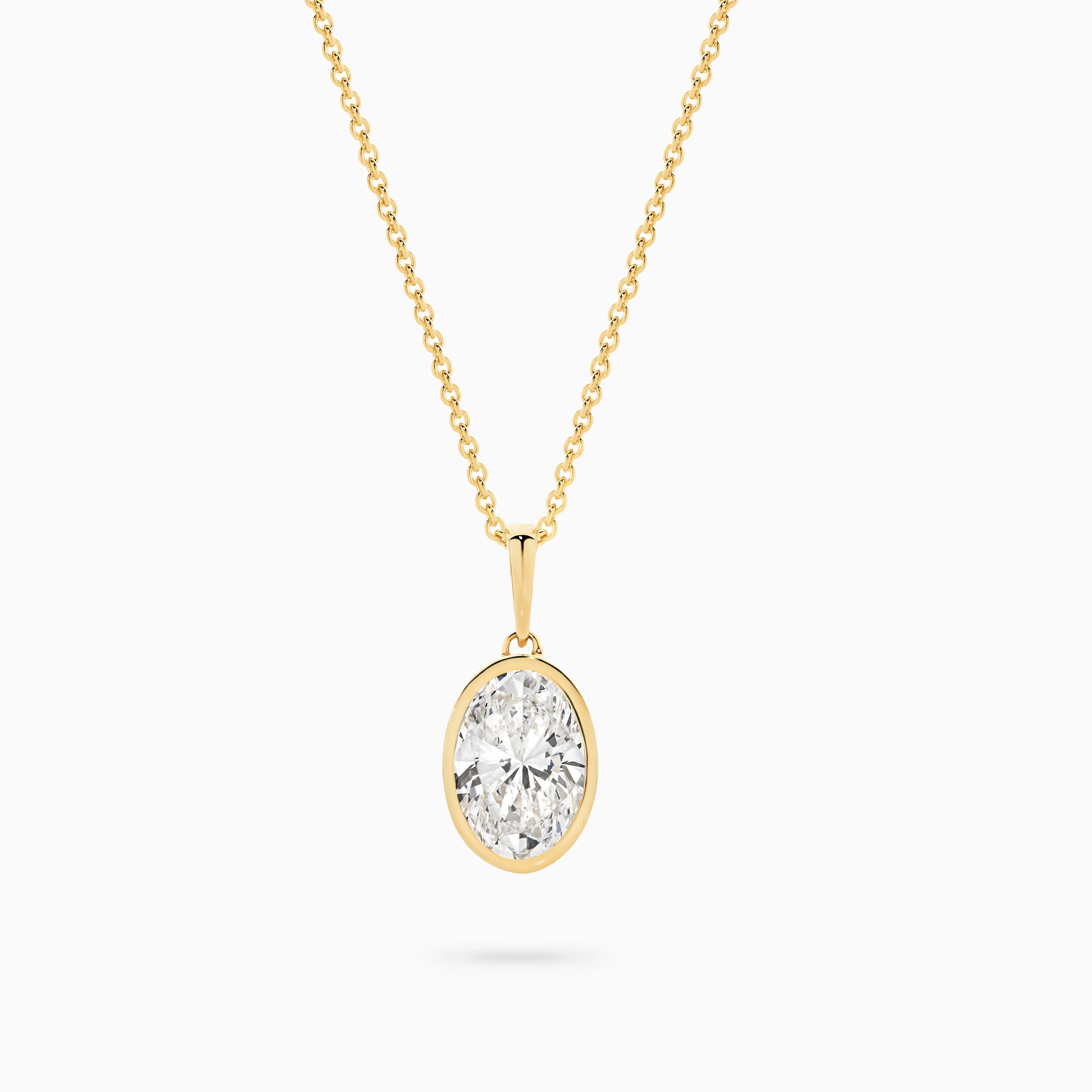 Wren Oval Bezel Pendant