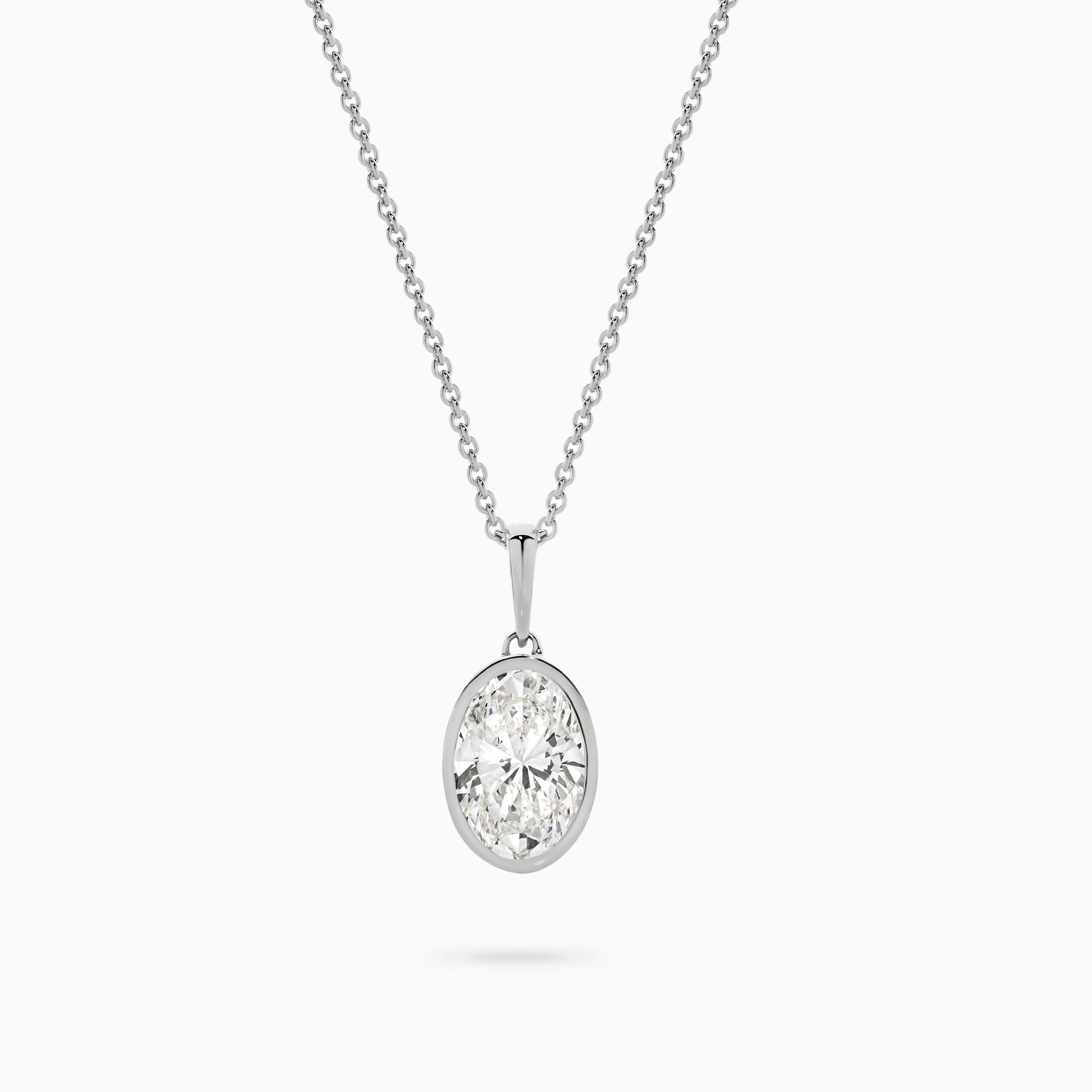 Wren Oval Bezel Pendant