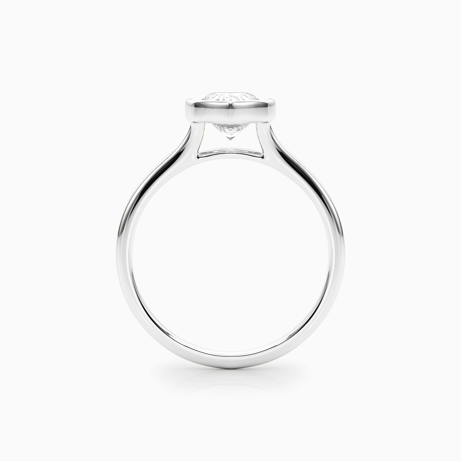 NOVA PEAR BEZEL SOLITAIRE Ring Noble Jewellery