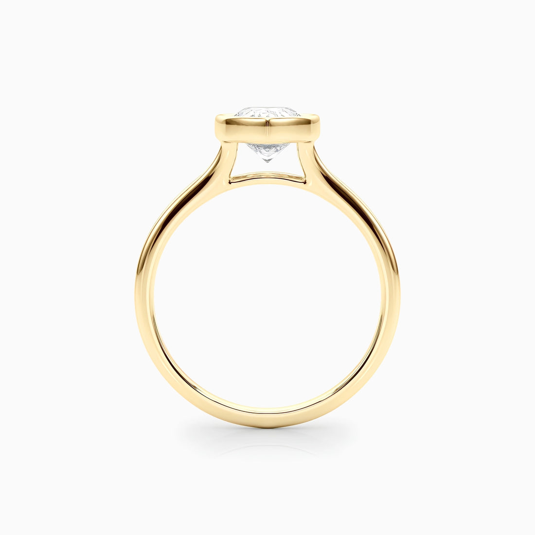 NOVA PEAR BEZEL SOLITAIRE Ring Noble Jewellery