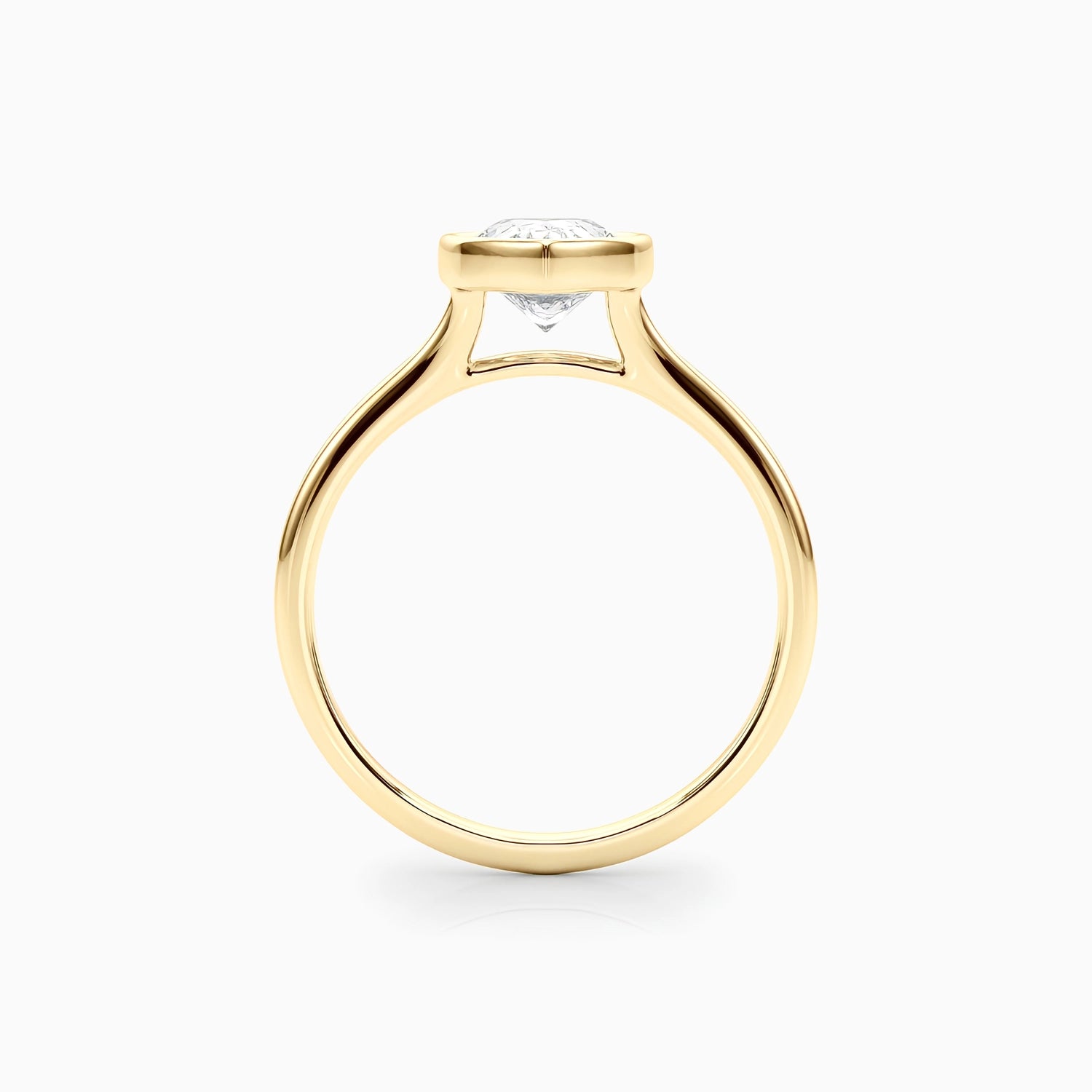 NOVA PEAR BEZEL SOLITAIRE Ring Noble Jewellery