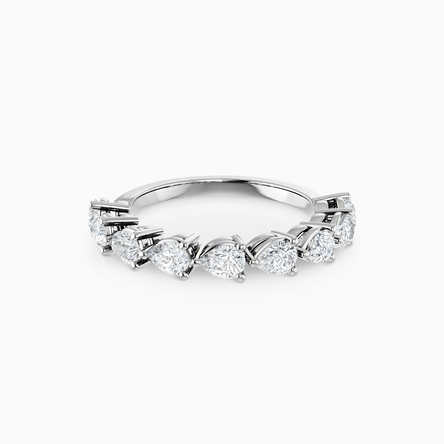 ELISE PEAR EAST WEST DIAMOND BAND Ring Noble Jewellery