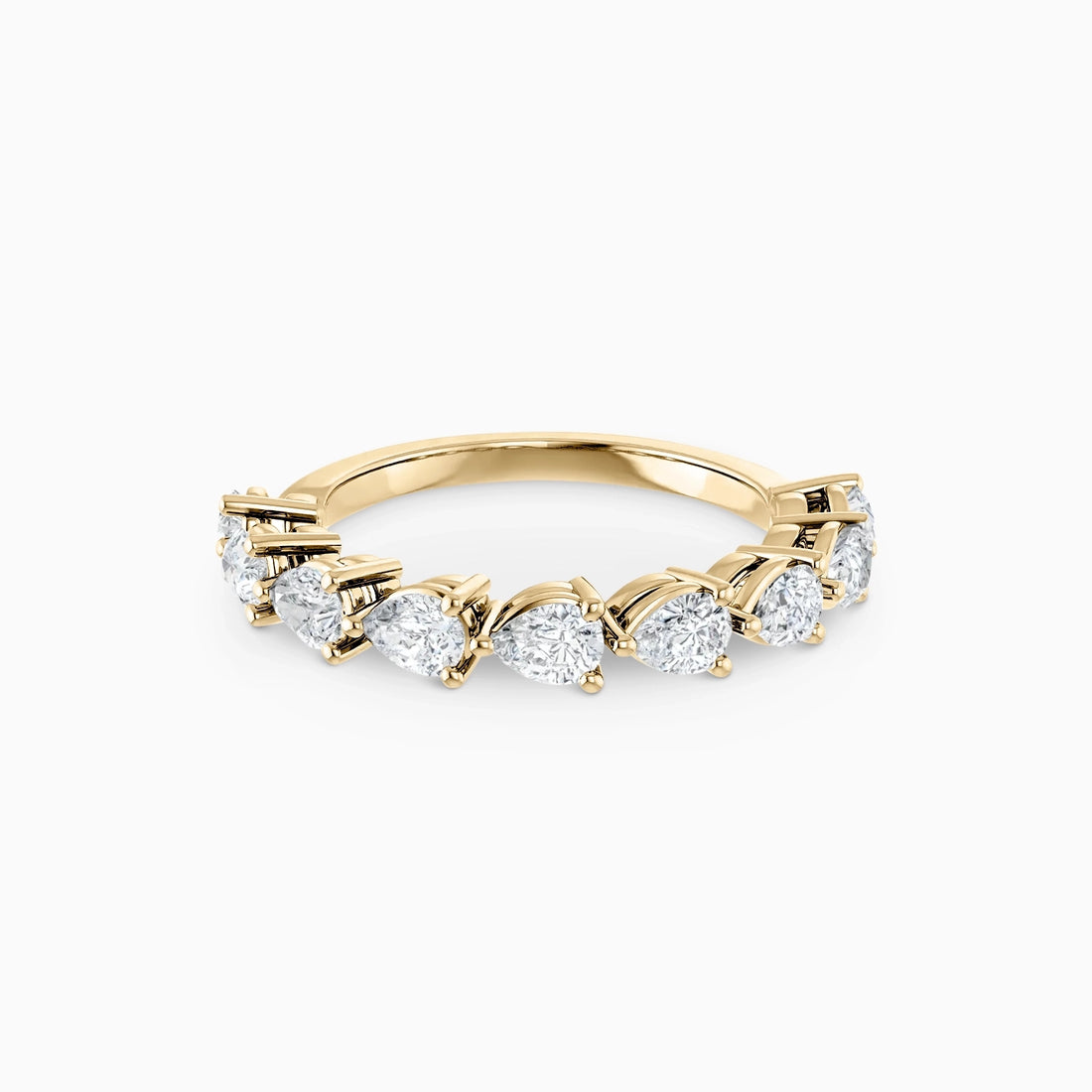 ELISE PEAR EAST WEST DIAMOND BAND Ring Noble Jewellery