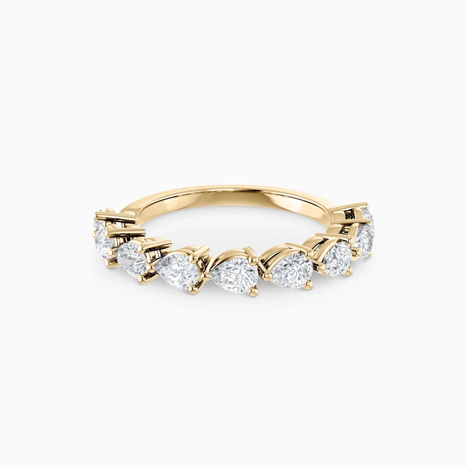 ELISE PEAR EAST WEST DIAMOND BAND Ring Noble Jewellery
