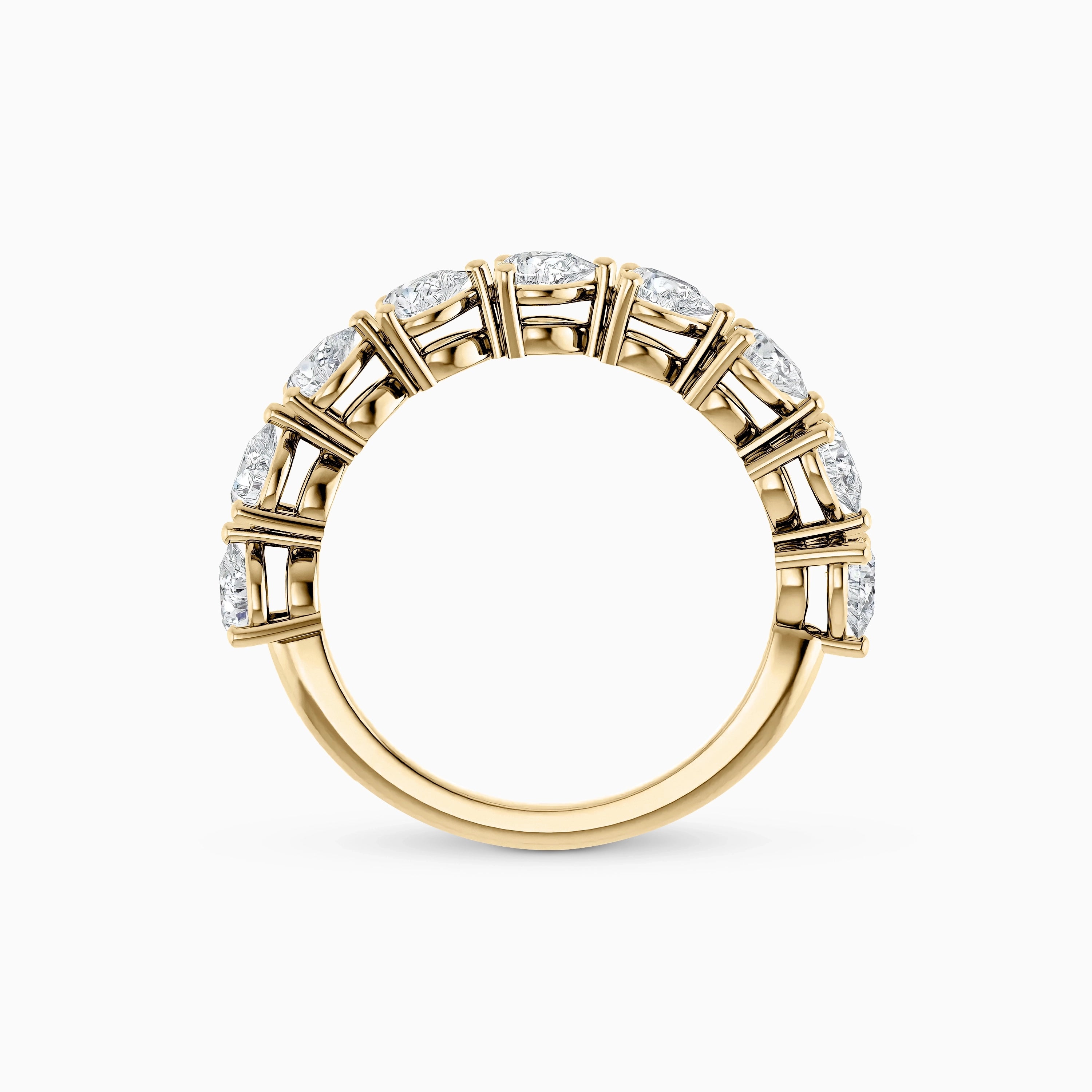 ELISE PEAR EAST WEST DIAMOND BAND Ring Noble Jewellery