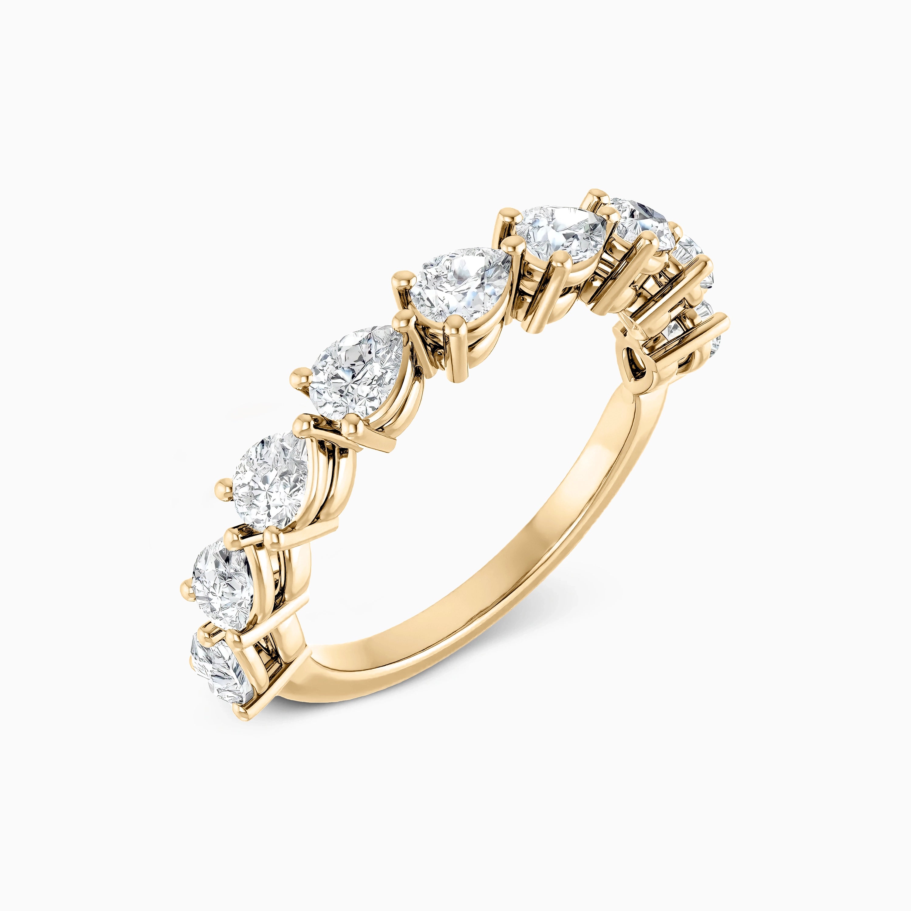 ELISE PEAR EAST WEST DIAMOND BAND Ring Noble Jewellery