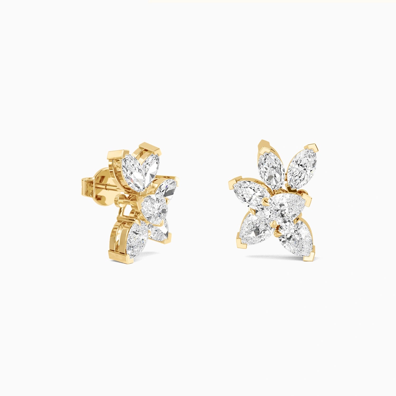 AVA BLOOM STUDS Earrings Noble Jewellery