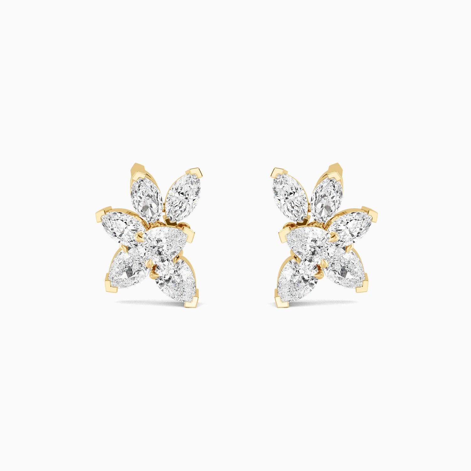 AVA BLOOM STUDS Earrings Noble Jewellery