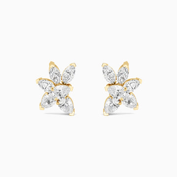 AVA BLOOM STUDS Earrings Noble Jewellery