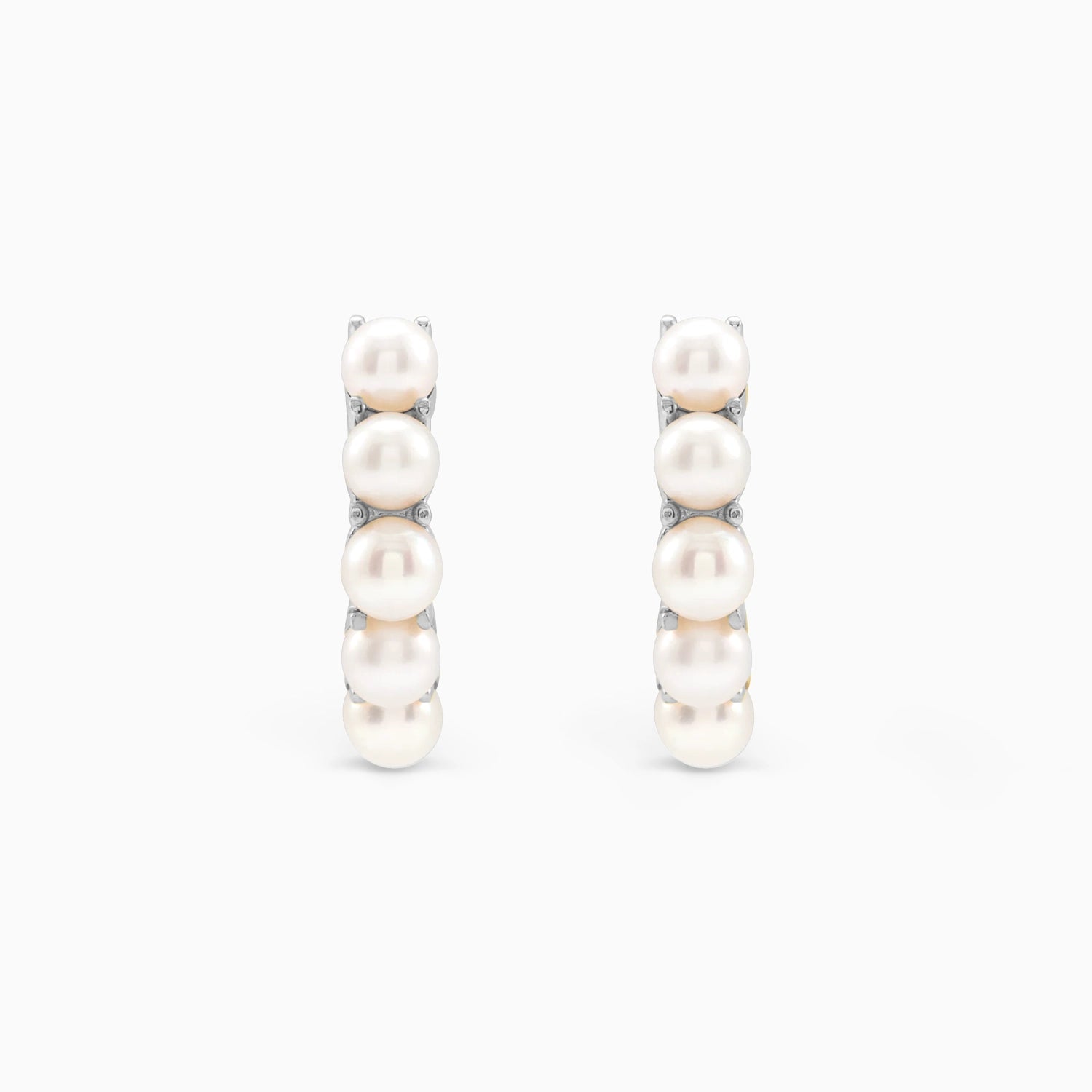 CELESTE PEARL HUGGIES Earrings Noble Jewellery