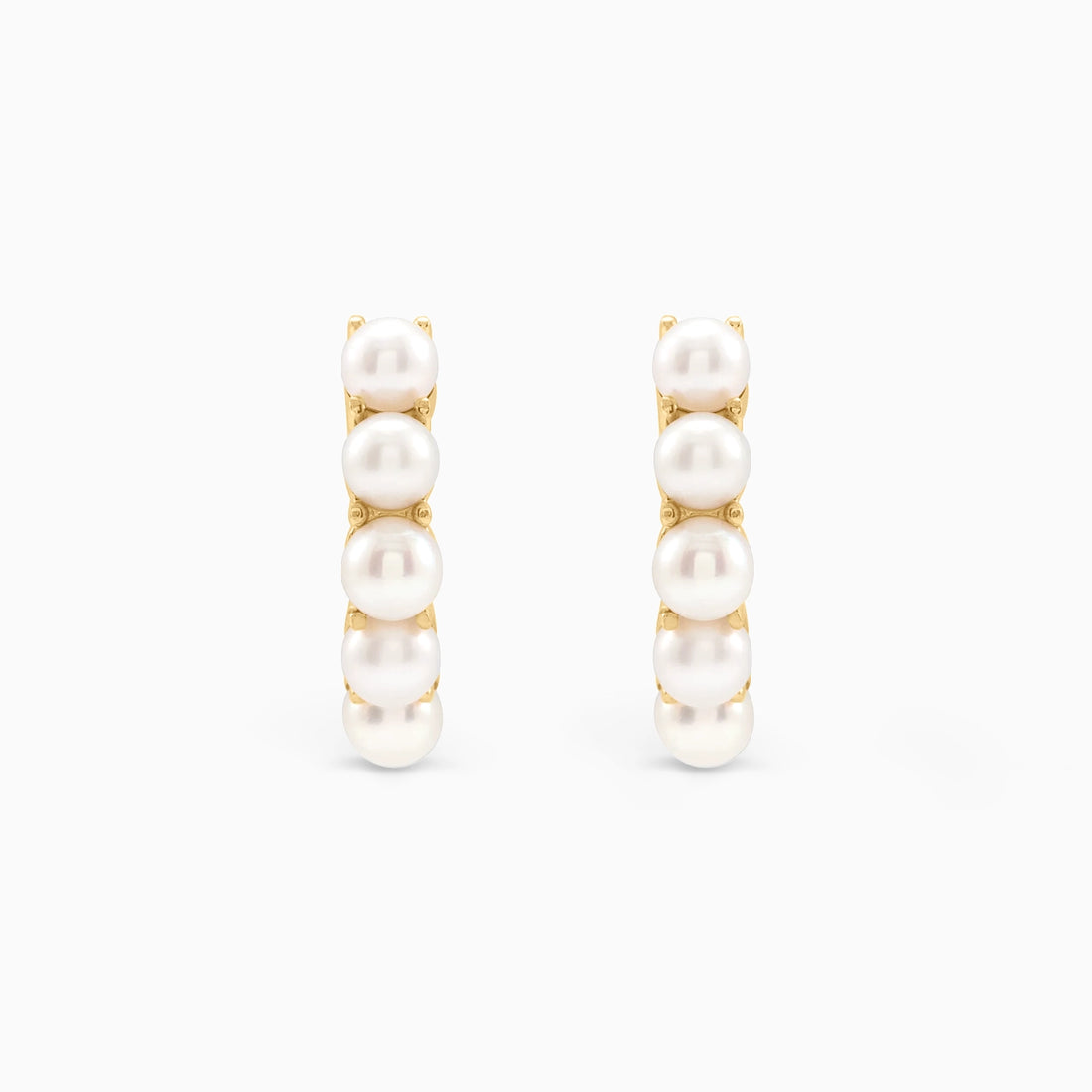 CELESTE PEARL HUGGIES Earrings Noble Jewellery