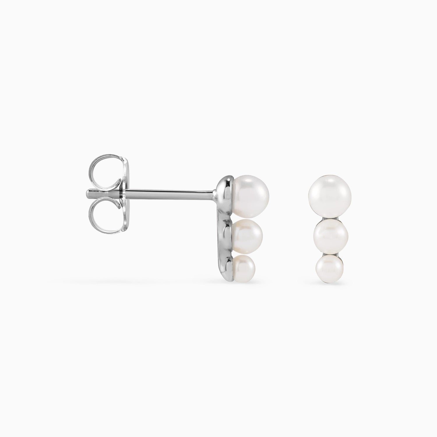 HARPER PEARL TRIO STUDS Earrings Noble Jewellery