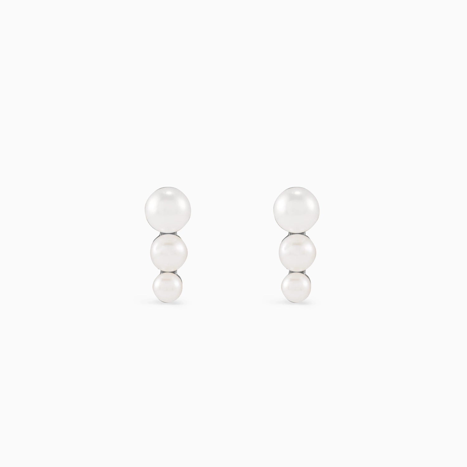 HARPER PEARL TRIO STUDS Earrings Noble Jewellery